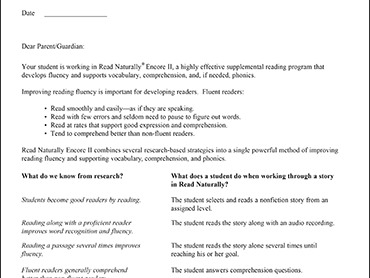Read Naturally® Encore II :: Read Naturally, Inc.
