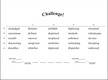 Word Warm-ups 2 Challenge Exercise