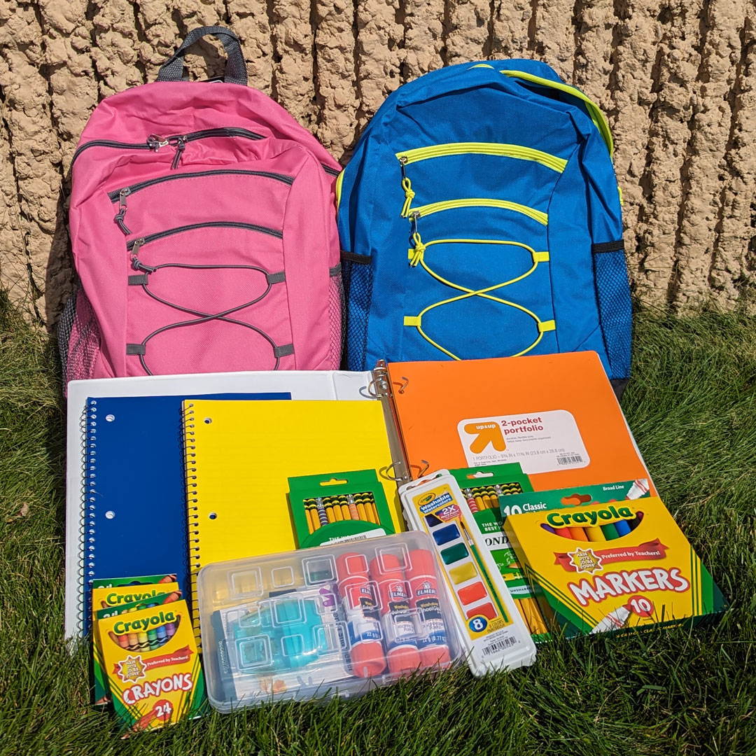 Backpack donations