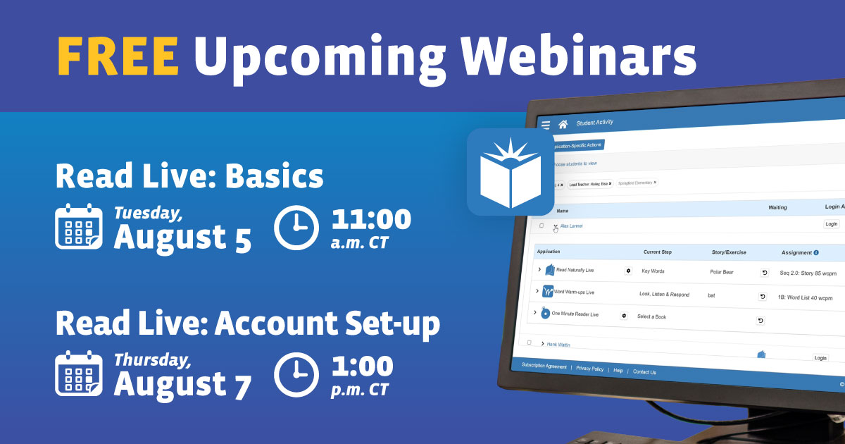 Upcoming Webinars