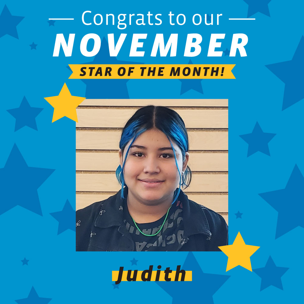 Congrats to our November Star of the Month!