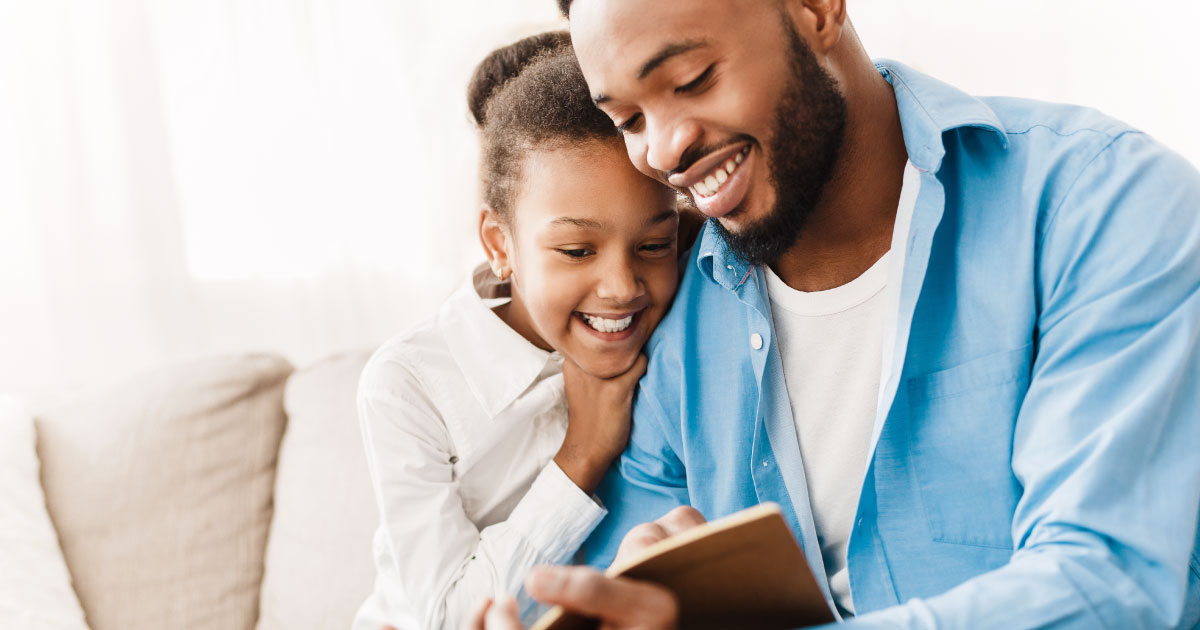 Parent reading to child