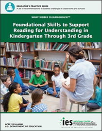 Foundational Skills to Support Reading for Understanding